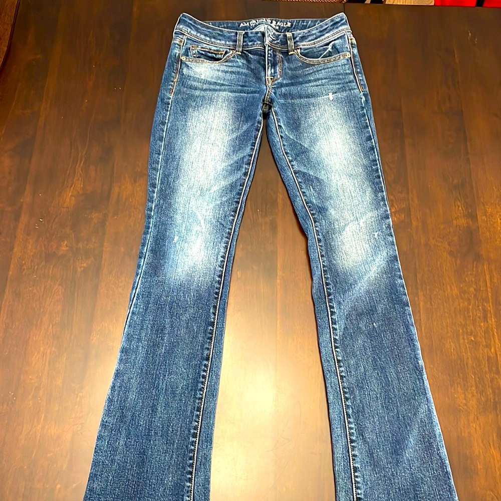 AE outfitters Jeans kick boot stretch  Size 4 Long